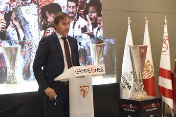 Julen Lopetegui, entrenador del Sevilla en el Foro de la Fundación del Estadio Ramón Sánchez-Pizjuán. 