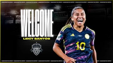 Leicy Santos se muda a Washington con Giráldez