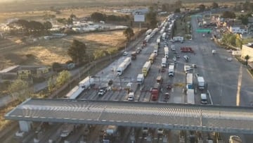 Se registra lento avance vial en la autopista México-Querétaro este miércoles 21 de enero en ambos sentidos.