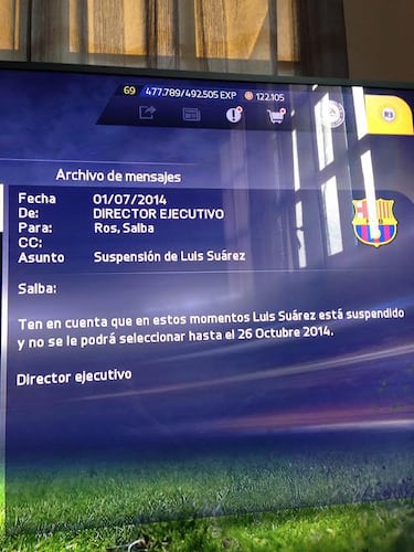 Luis Suárez también está sancionado en FIFA 15