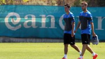 Christian Alfonso y Cristian G&oacute;mez, el pasado verano a&uacute;n con el Espanyol.