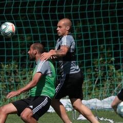 Último entrenamiento del Cádiz antes de la normalidad