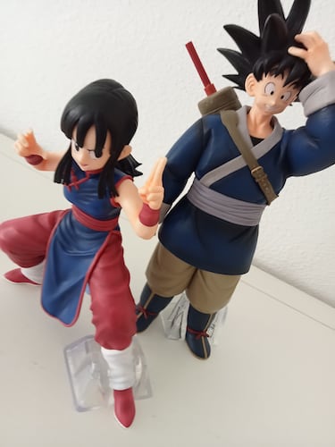 Goku y Chi-Chi y sus excepcionales figuras de un reencuentro que marcaría ‘Dragon Ball’ para siempre