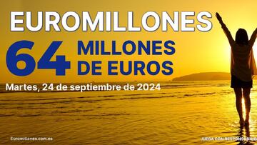 Euromillones: comprobar los resultados del sorteo de hoy, martes 24 de septiembre