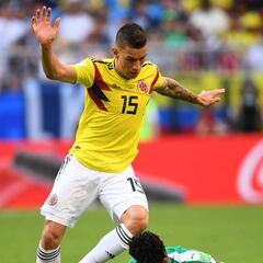 El americanista Mateus Uribe fue titular en el pase de Colombia