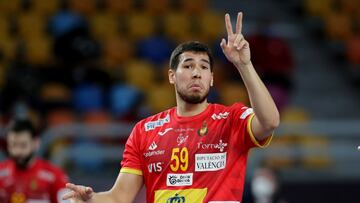 Daniel Dujshebaev, jugador de España.