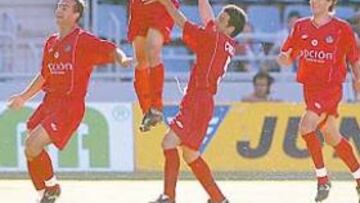 <b>CUATRO GOLES. </b>Pachón marcó cuatro de los cinco goles (0-5) en el decisivo partido jugado en Tenerife.