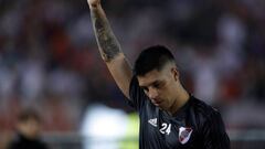 Enzo Pérez y la mano ante San Lorenzo: "Se ve que es penal"