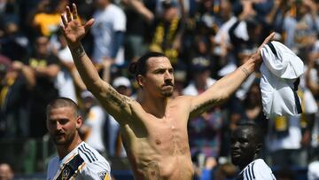 El atacante sueco necesitó solo un partido para anotar gol con el LA Galaxy. Esto ya lo había conseguido años atrás en cinco años anteriores.