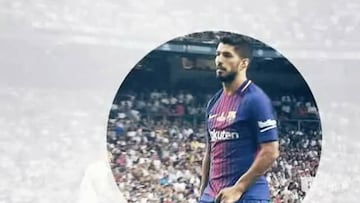 Luis Suárez: escupitajo y tocamiento dedicado al Bernabéu