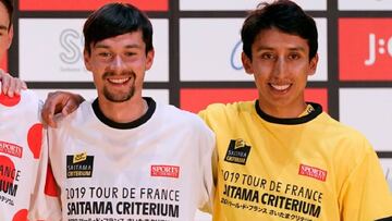 Primoz Roglic y Egan Bernal