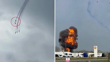 Brutal colisión entre dos aviones de la ‘Patruille de France’