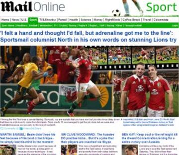 Portadas de la prensa extranjera