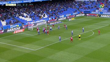 Resumen y goles del Deportivo-Sevilla de LaLiga Santander