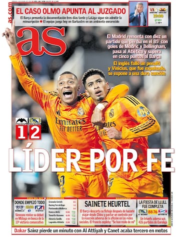 Las portadas de AS de enero