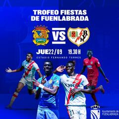 El Rayo Vallecano y el Fuenlabrada jugarán un amistoso