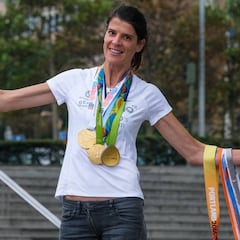 Beitia y España hockey patines, premios Mujer y Deporte
