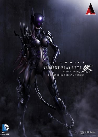 Asi es la Catwoman diseñada pora Tetsuya Nomura