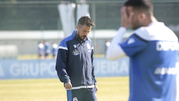 Entrenamiento Deportivo de La Coru&ntilde;a. Rub&eacute;n de la Barrera