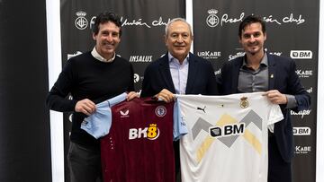 Los hermanos Emery, en el acuerdo con el Aston Villa