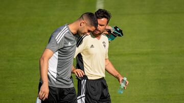 Entrenamiento del Albacete.