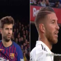 Piqué pidió a la grada que dejara de insultar a Sergio Ramos