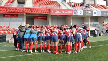 Jugadoras del Atl&eacute;tico. 