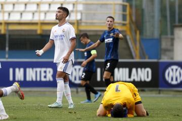 Instante del Inter-Real Madrid.