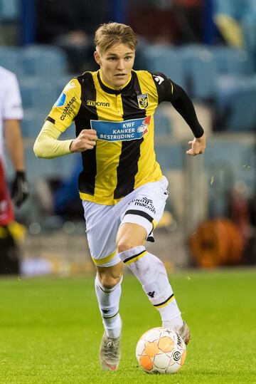 Having failed to find a place at the Bernabéu, the Norway international has been in eye-catching form for Vitesse Arnhem, scoring in the cup and a fine league goal against Utrecht. Odegaard is under contract with Real Madrid until 2021.