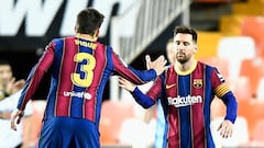 Messi brace keeps Barcelona in contention for LaLiga with Piqué backing them
