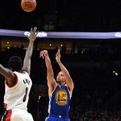 Curry rompe a los Trail Blazers: primer aviso de los Warriors