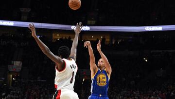 Curry rompe a los Trail Blazers: primer aviso de los Warriors