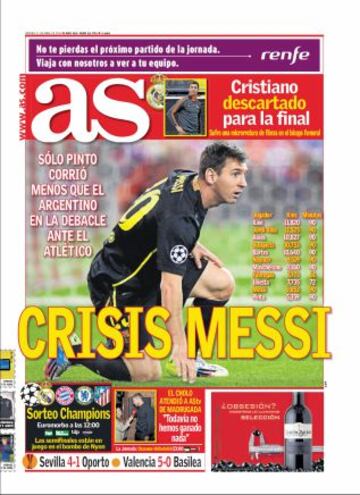 Las portadas de AS de abril