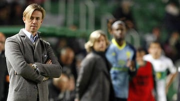 Guti durante el Elche-Almería de LaLiga Smartbank.