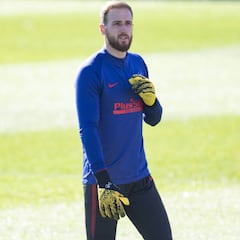 Oblak vuelve, pero no completa la sesión; Carrasco será titular