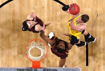 Las imágenes del triunfo de los Wolverines en el Final Four