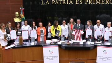 Senado de México reconoció los logros de Chivas Femenil