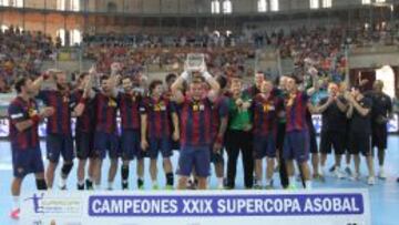 FAVORITOS. El Barcelona ya ha conquistado el primer t&iacute;tulo de la temporada: la Supercopa.
 