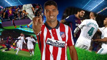Los números de Suárez ante el Madrid que ilusionan al Atlético