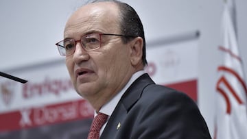 Pepe Castro, presidente del Sevilla. 