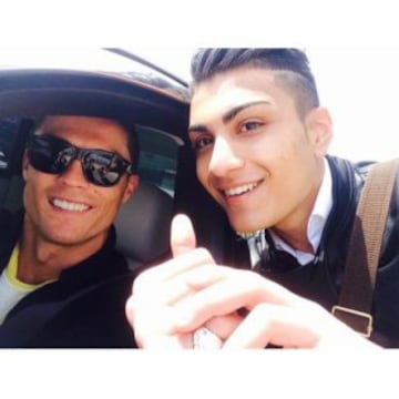 Shanta Ronaldo fan de Cristiano Ronaldo, jugador del Real Madrid.