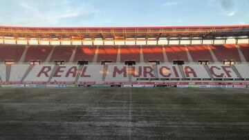 28/11/18  REAL  MURCIA 
 ESTADIO DE LA NUEVA CONDOMINA 
 RESIEMBRA CAMBIO DE CESPED
 
 FOTO ENVIADA JOSE.ANTONIO.VERA.GARRE.