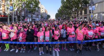 Las calles de Madrid se ti?en de rosa