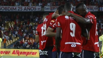Independiente Medellín, equipo que es segundo de la tabla con 30 puntos