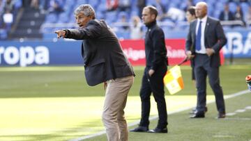 Quique Seti&eacute;n, durante un partido.