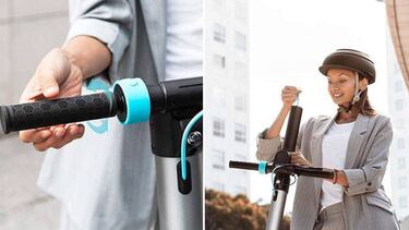 Llega a tu destino con seguridad en este patinete eléctrico que se conecta con tu móvil