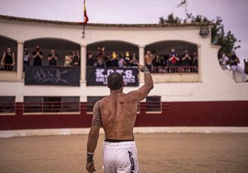 Abner Lloveras en su ltima pelea de King of the Streets