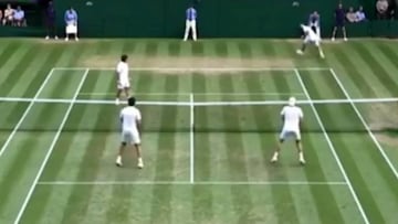 La enorme "gran Willy" de 'Feña' González en Wimbledon