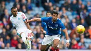 El ex de Chivas se visti&oacute; de azul por primera vez en un juego y lo hizo por 15 minutos. El canterano de Pumas sali&oacute; a las 56&rsquo;, en juego de preparaci&oacute;n contra el Olympique de Marsella.