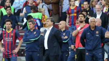 El cuerpo técnico de Martino también dice adiós.